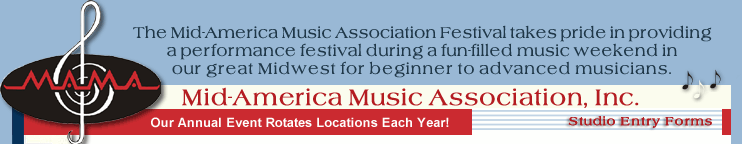 Welcome to the Mid-America Music Association! A fun-filled weekend in the great Midwest!